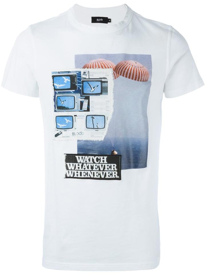 Blood Brother 'whatever' T-shirt - White
