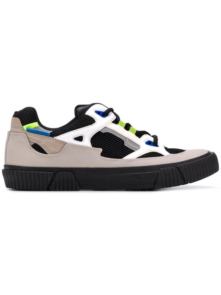 Both Colour Block Low-top Sneakers - Black