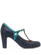 Chie Mihara Mid-heel Krom Pumps - Blue