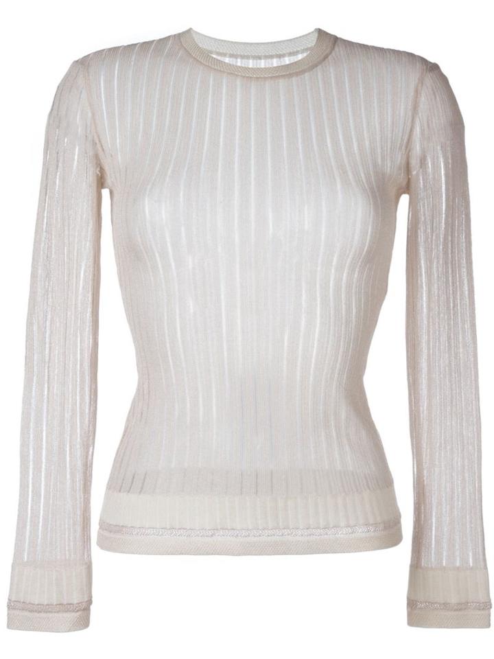 Alaïa Vintage Sheer Ribbed Jumper