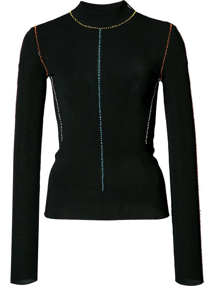 Christopher Kane Fitted Cardigan, Women's, Size: Xs, Black, Viscose/polyester