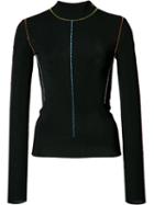 Christopher Kane Fitted Cardigan, Women's, Size: Xs, Black, Viscose/polyester