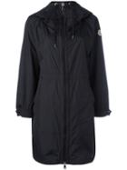Moncler Oversized Hooded Coat, Women's, Size: 4, Black, Polyamide/nylon