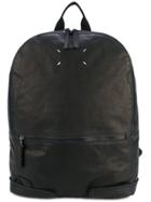 Maison Margiela Zip Detail Backpack - Black