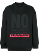 Neil Barrett No Unauthorised Access Sweatshirt - Black