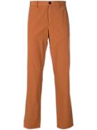 Ps By Paul Smith Stretch Straight Leg Trousers - Brown