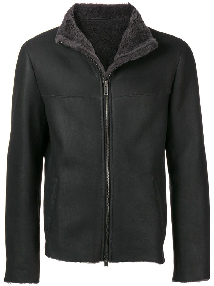 Desa 1972 Shearling Lined Jacket - Black