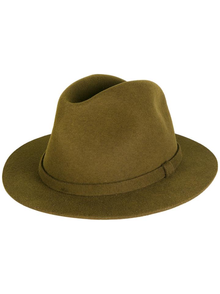 A.p.c. Fedora Hat - Green