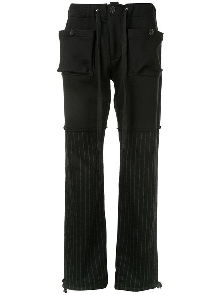 Siberia Hills Hybrid Cargo Sweat Trousers - Black