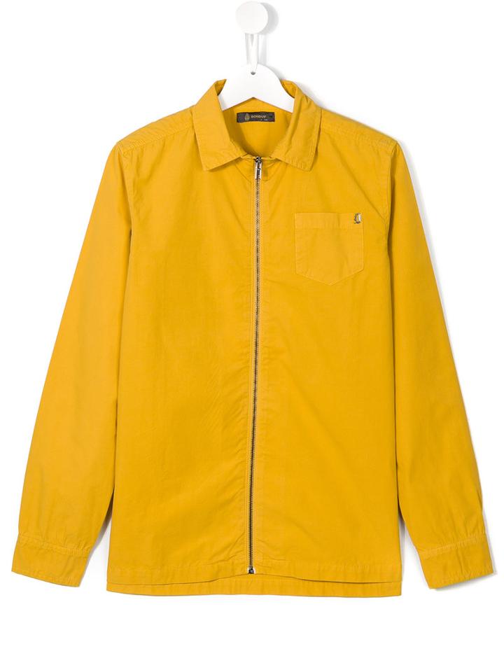 Dondup Kids Zipped Jacket, Boy's, Size: 14 Yrs, Yellow/orange