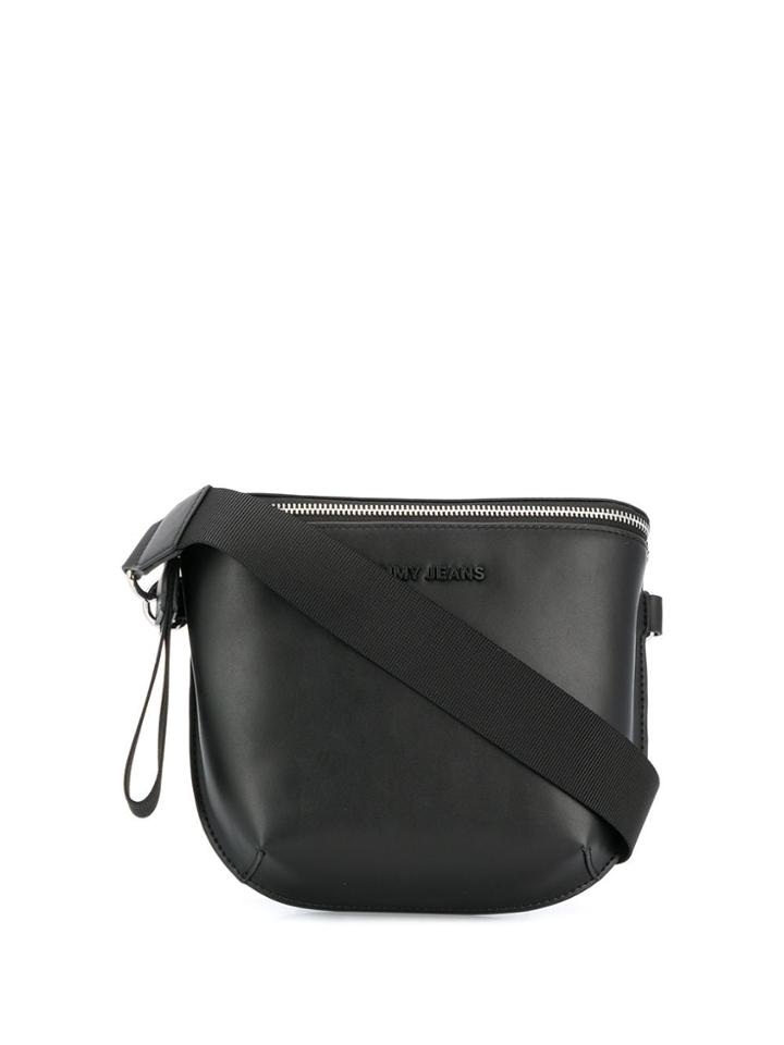 Tommy Hilfiger Logo Embossed Bag - Black