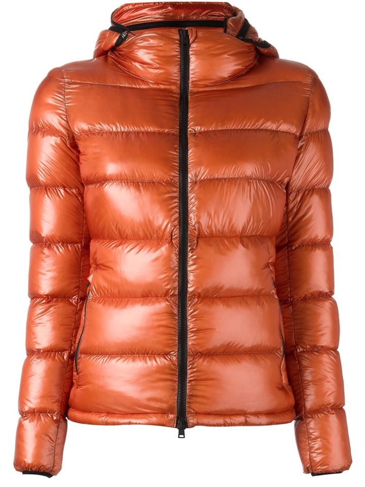 Herno Padded Jacket, Women's, Size: 42, Yellow/orange, Polyamide/polyester/feather Down
