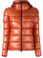 Herno Padded Jacket, Women's, Size: 42, Yellow/orange, Polyamide/polyester/feather Down