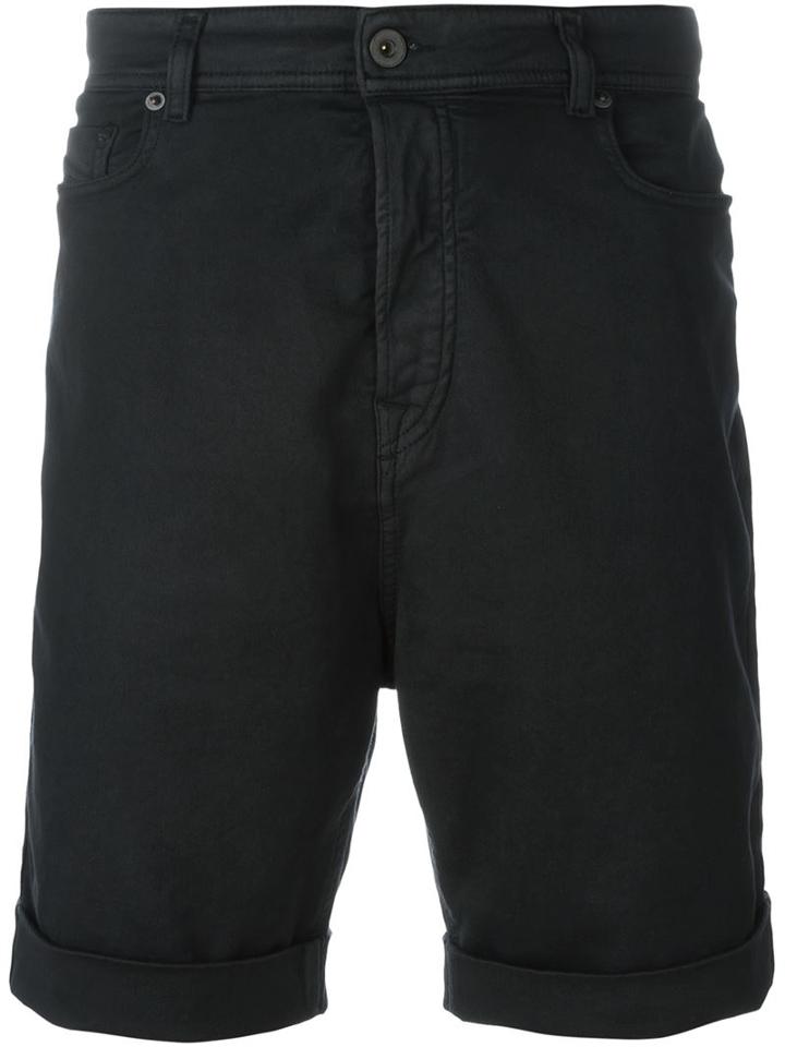 Diesel Black Gold Denim Shorts
