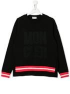 Moncler Kids Logo Sweatshirt - Black