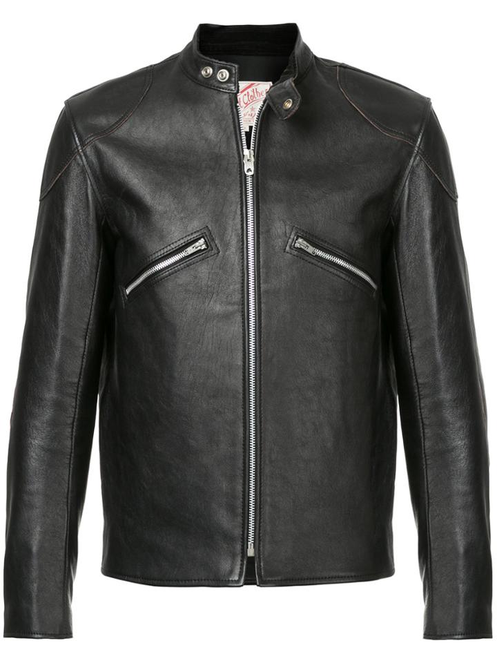 Addict Clothes Japan Vintage Style Zipped Jacket - Black