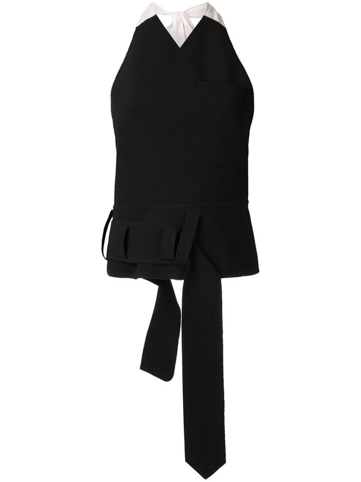 Christopher Esber 'utility Halter Vest' Top - Black