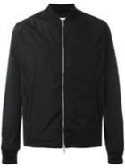 Officine Generale Classic Bomber Jacket, Men's, Size: Small, Black, Polyester