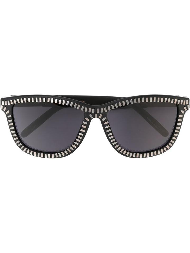 Linda Farrow Gallery Alexander Wang X Linda Farrow Zipper Motif Sunglasses