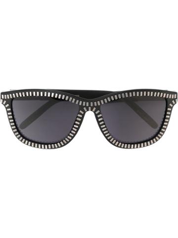 Linda Farrow Gallery Alexander Wang X Linda Farrow Zipper Motif Sunglasses