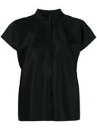 Sara Lanzi Short Sleeved Blouse - Black