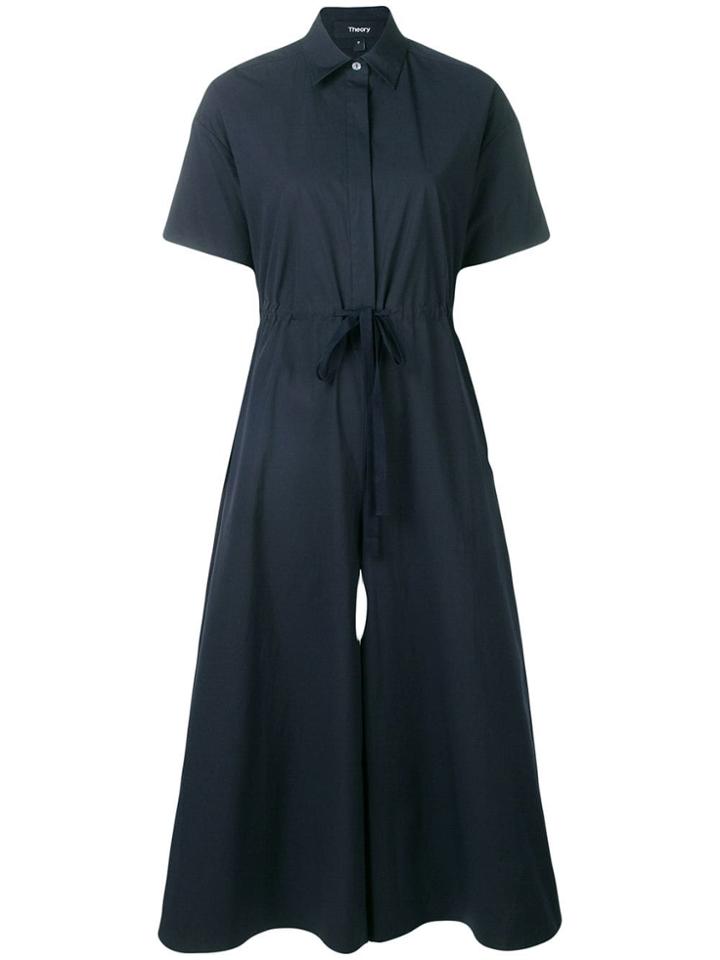 Theory Workwear Jumpsuit - Blue