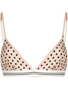 Love Stories Polka-dot Bikini Top - Neutrals