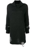Thom Krom Laddered Stitch Turtleneck Sweater - Black