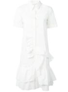 Boutique Moschino - Shirt Dress - Women - Cotton/other Fibers - 40, White, Cotton/other Fibers