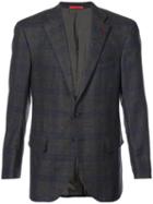Isaia - Checked Blazer - Men - Cashmere/wool - 56, Brown, Cashmere/wool