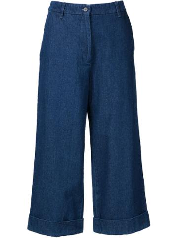 Shades Of Grey By Micah Cohen Denim Culottes