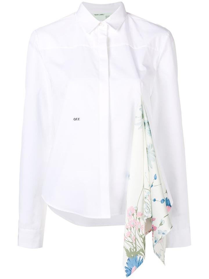 Off-white Scarf Detail Shirt