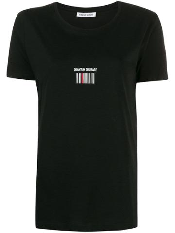 Quantum Courage Barcode T-shirt - Black