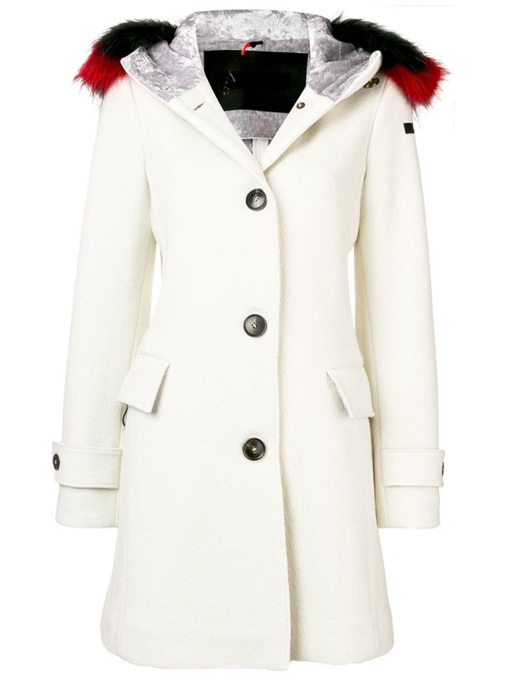 Rrd Buttoned Up Coat - White