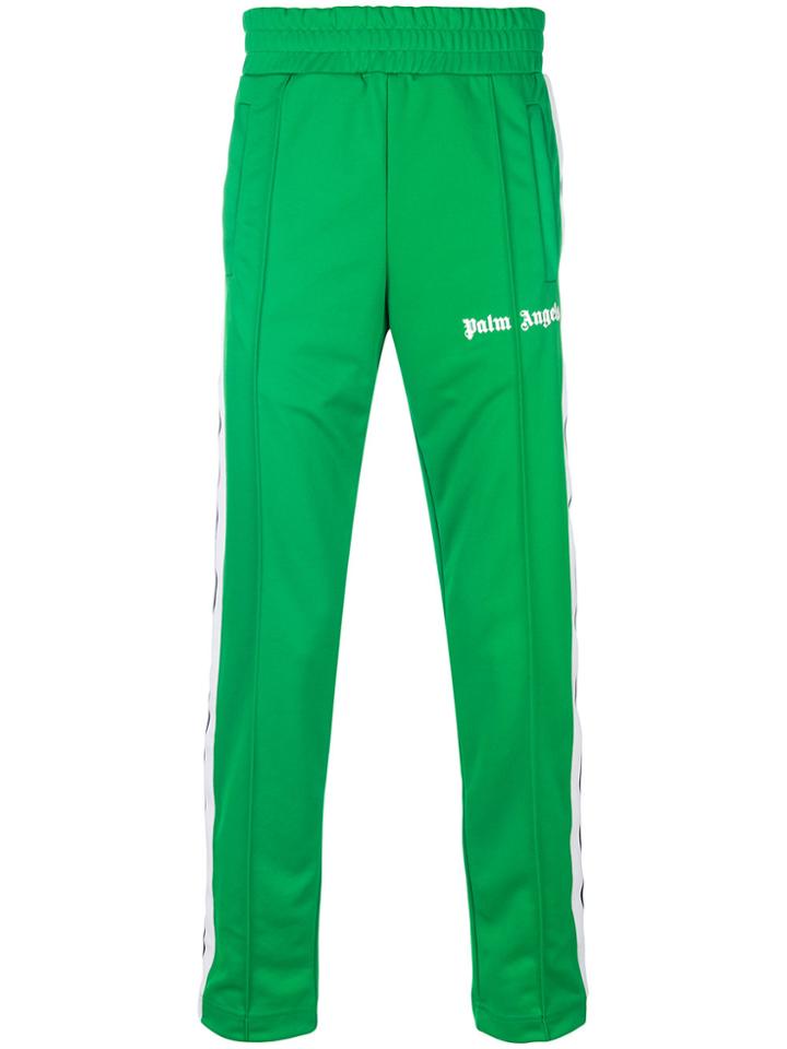 Palm Angels Side-striped Track Pants - Green