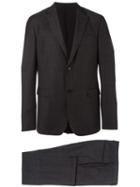 Z Zegna Two Button Blazer, Men's, Size: 48, Grey, Acetate/viscose/wool