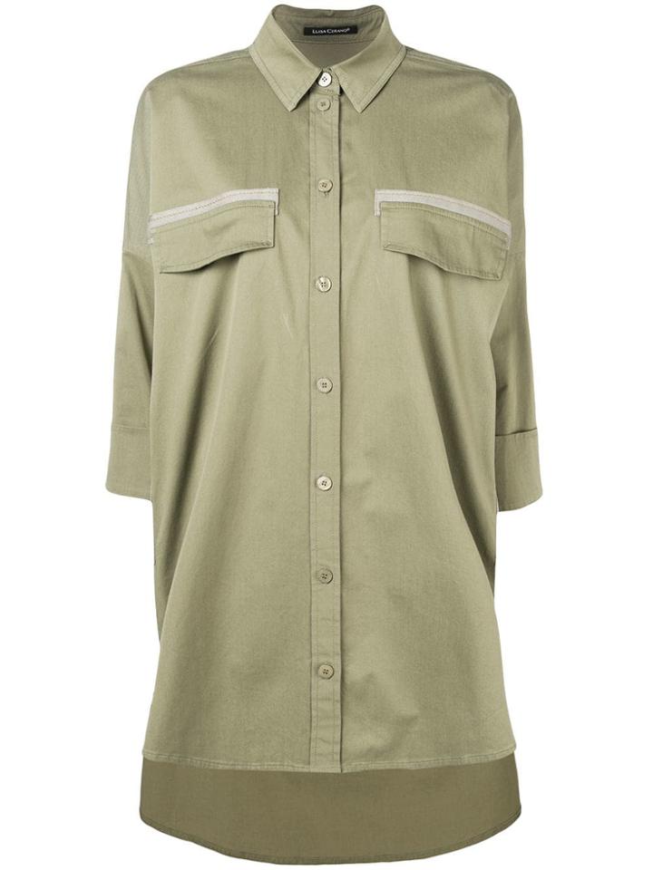 Luisa Cerano Oversized Shirt - Green