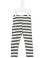 Caffe' D'orzo - Striped Leggings - Kids - Silk/cotton/polyamide/spandex/elastane - 12 Yrs, Girl's, White