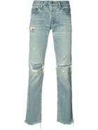 Simon Miller Distressed Slim-fit Jeans - Blue