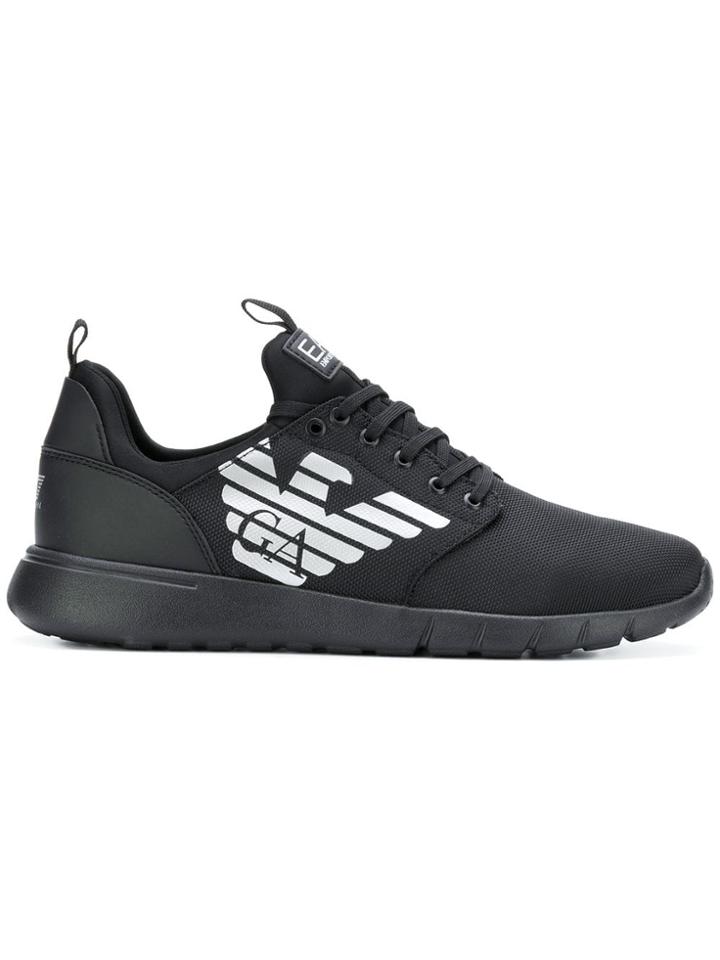 Ea7 Emporio Armani Running Sneakers - Black
