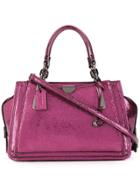 Coach Dreamer Satchel Bag - Gm Metallic Berry