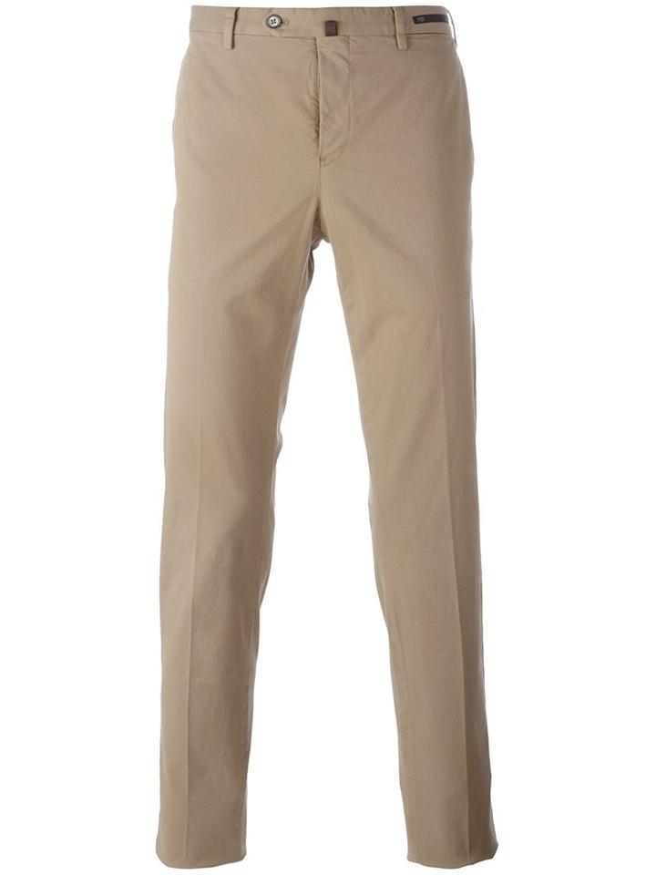 Pt01 Classic Chinos, Men's, Size: 54, Nude/neutrals, Cotton/spandex/elastane