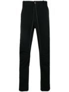 Uma Wang Felix Dotted Stripe Detail Trousers - Black