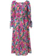 La Doublej Long Sleeve Printed Dress - Pink