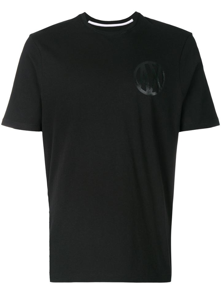 Armani Exchange Tonal Logo Detail T-shirt - Black