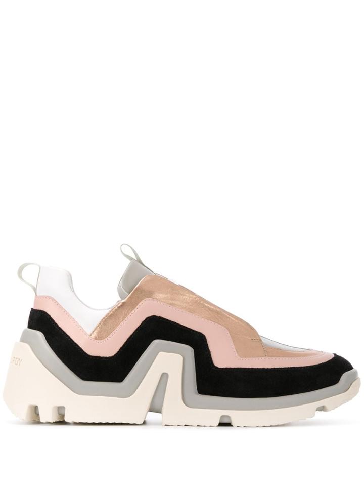 Pierre Hardy Layered Design Sneakers - Gold