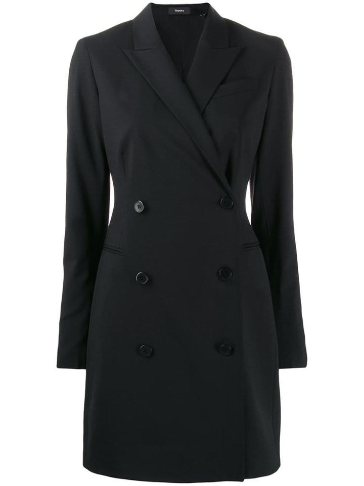 Theory Tailored Suit Dress - Black