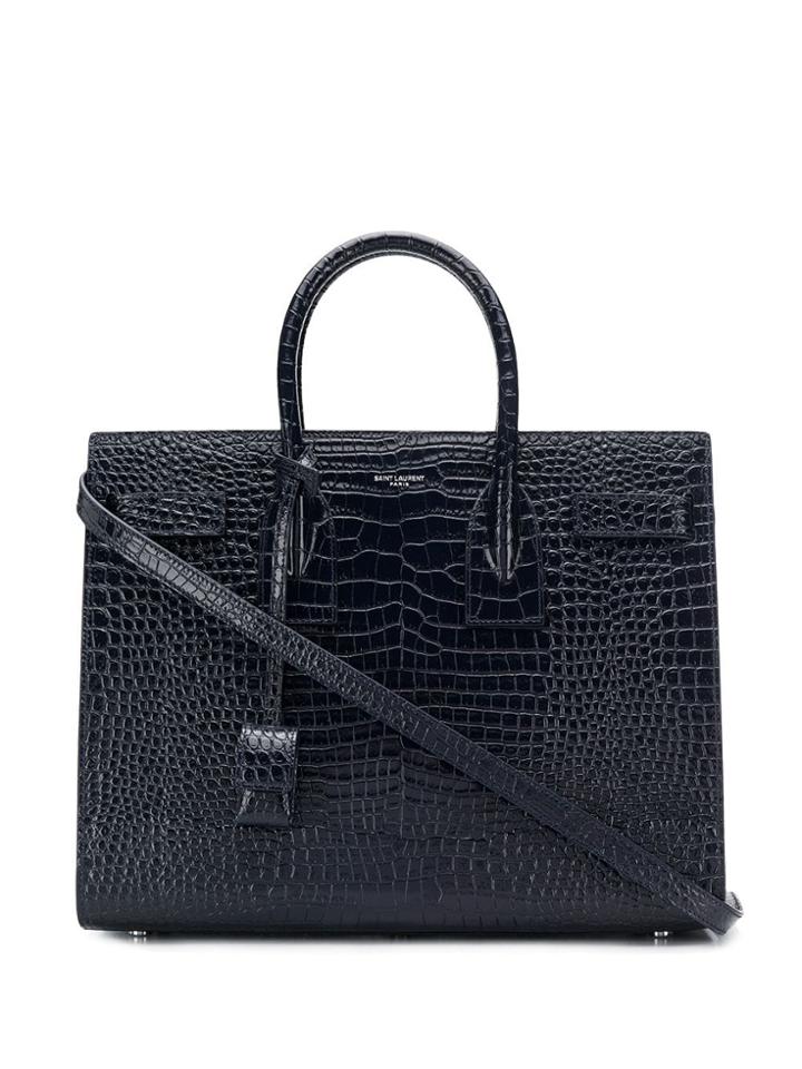 Saint Laurent Small Sac Du Jour Bag - Blue