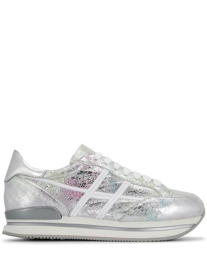 Hogan H222 Metallic Sneakers