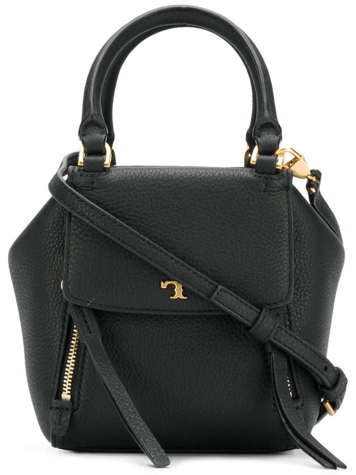 Tory Burch Half Moon Micro Satchel - Black